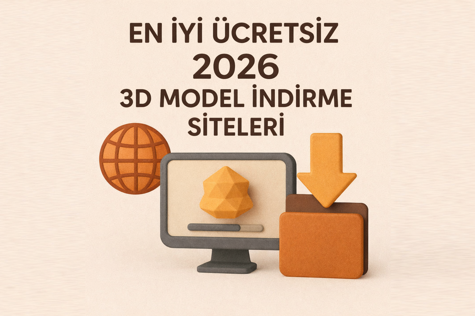 En İyi Ücretsiz 3D Model İndirme Siteleri (2026) – 3D Yazıcı İçin Hazır Modeller