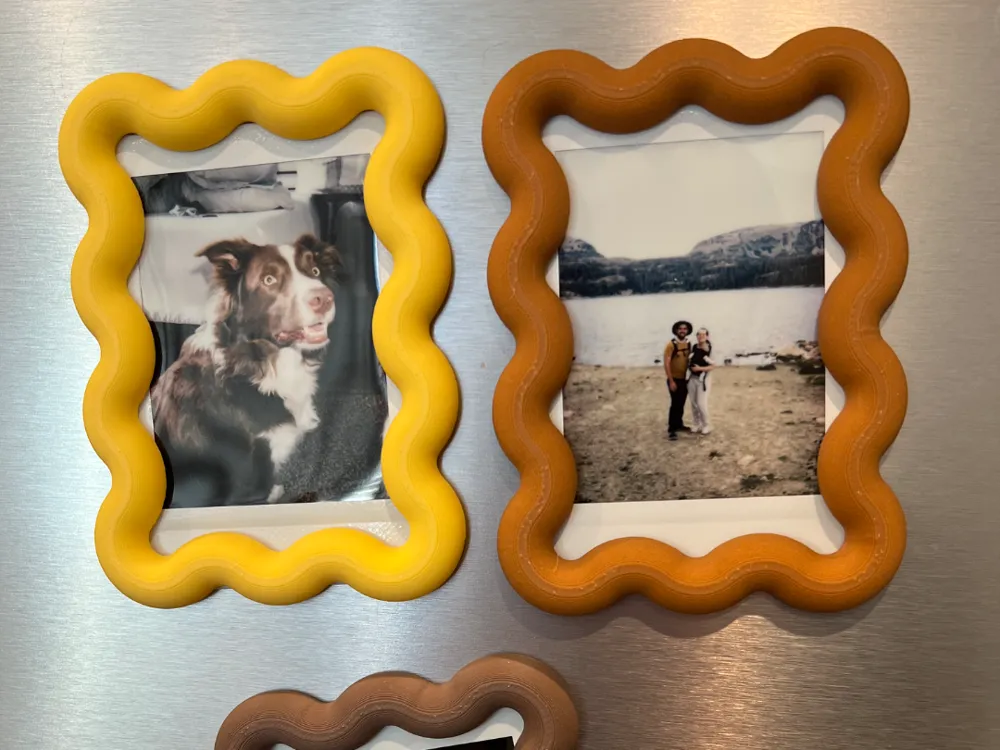 Instax Buzdolabı Fotoğraf Çerçevesi - instax Sarı