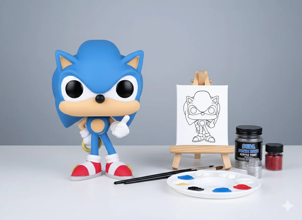 Sonic Funko Pop - Boyama Kiti