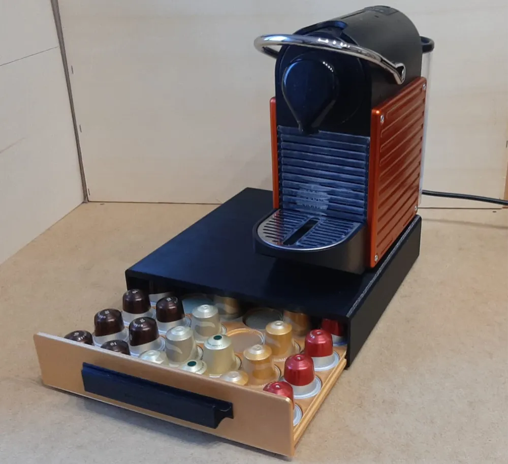 Nespresso Kahve Kapsülleri için Çekmece Kutusu