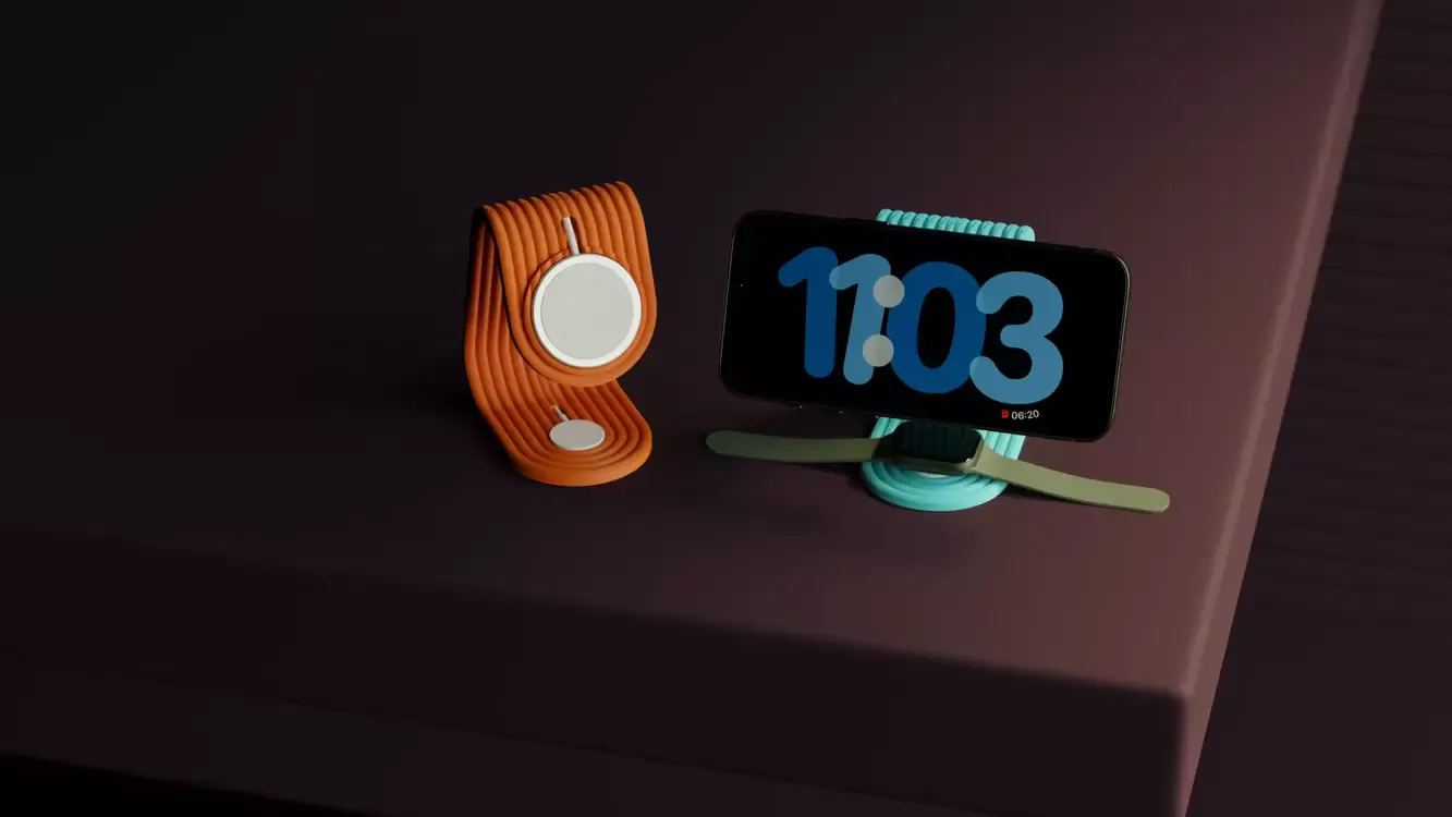 Lunoa iPhone & Apple Watch Şarj Standı