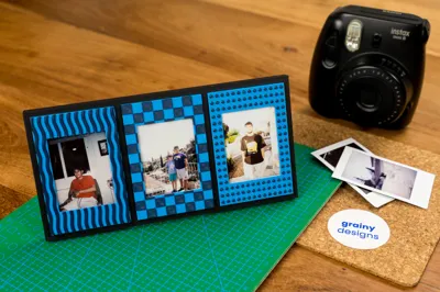 1x2 Moduler Instax Çerçevesi 