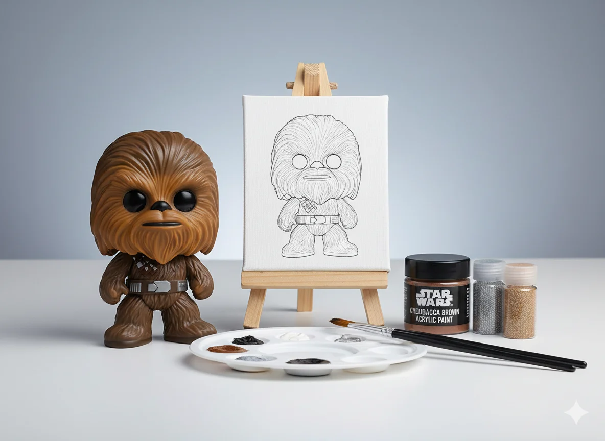 Chewbacca Funko Pop - Boyama Seti