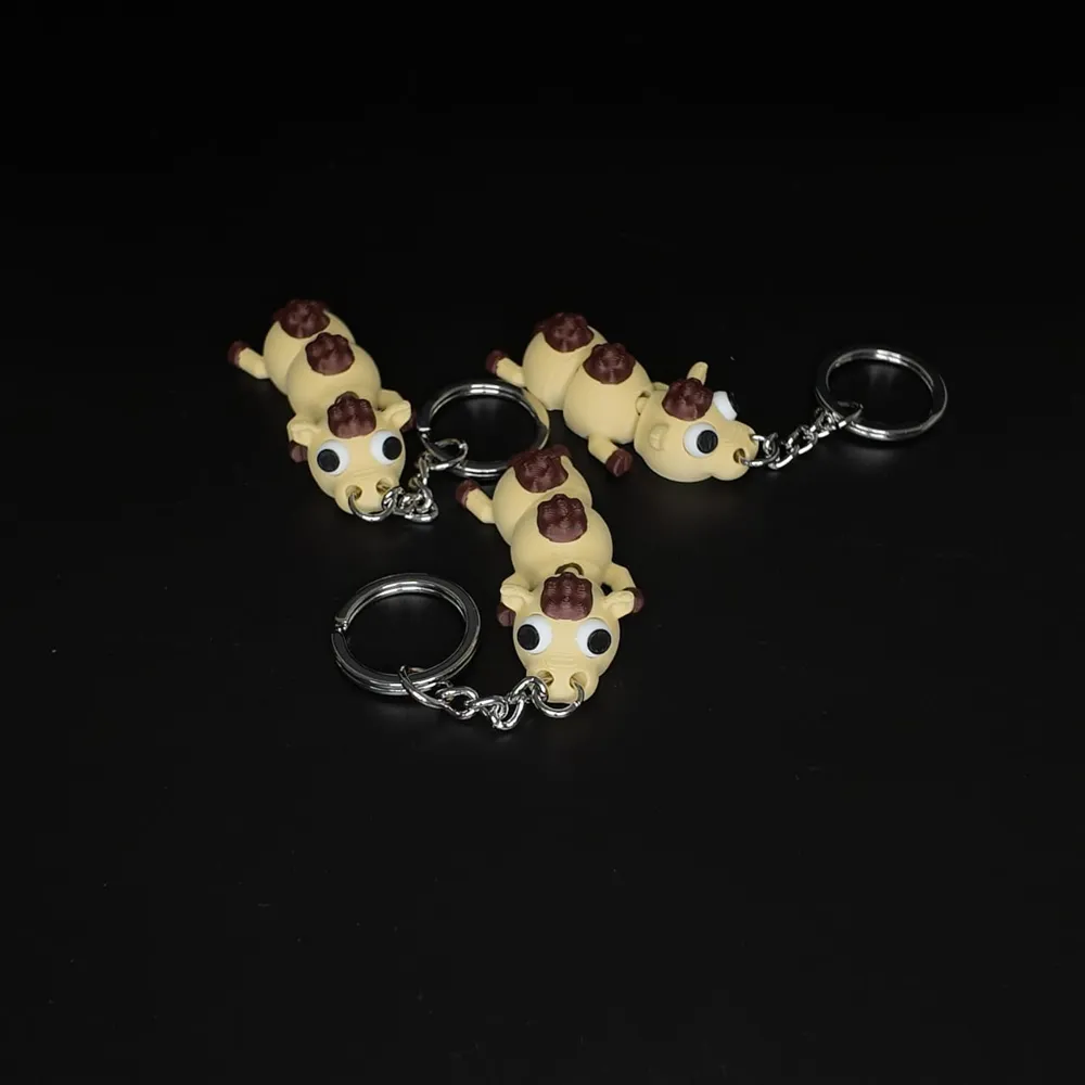 Deve Anahtarlık - Tek Renk (Gold Anahtarlık)