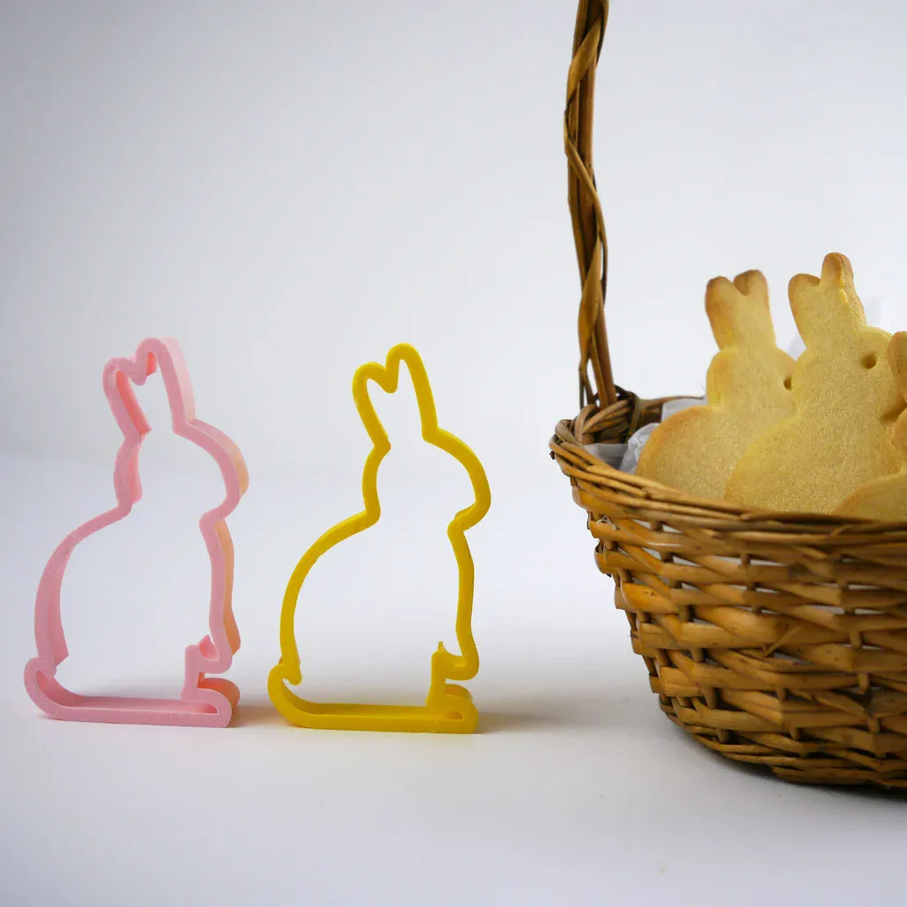 Easter bunny kurabiye kalıbı - Paskalya tavşan cookie cutter